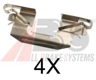 Комплектующие, колодки дискового тормоза A.B.S. купить