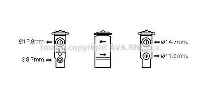 Расширительный клапан, кондиционер AVA QUALITY COOLING купить
