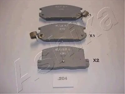 Комплект тормозных колодок, дисковый тормоз ASHIKA купить