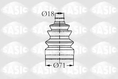 Комплект пылника, приводной вал SASIC купить