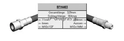 Тормозной шланг QH JP GROUP купить