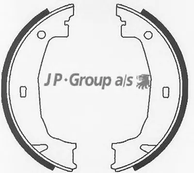 Комплект тормозных колодок QH JP GROUP купить