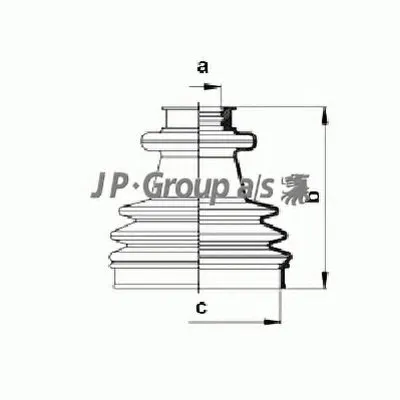 Комплект пылника, приводной вал QH JP GROUP купить