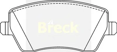 Комплект тормозных колодок, дисковый тормоз BRECK купить