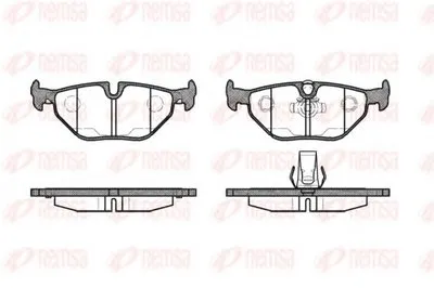 Комплект тормозных колодок, дисковый тормоз KAWE купить