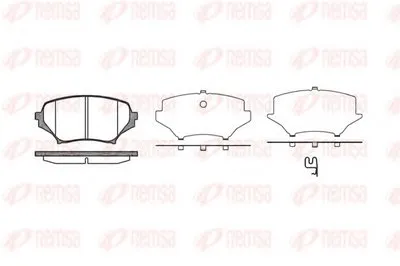 Комплект тормозных колодок, дисковый тормоз KAWE купить