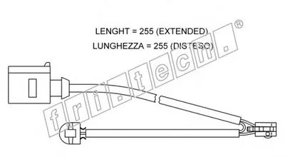 Сигнализатор, износ тормозных колодок fri.tech. купить