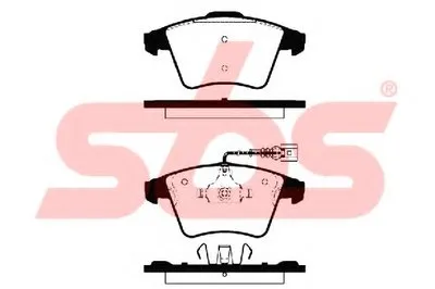 Комплект тормозных колодок, дисковый тормоз sbs купить