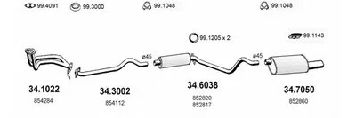 Система выпуска ОГ ASSO купить