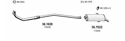 Система выпуска ОГ ASSO купить