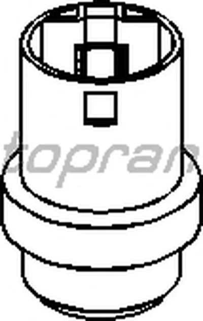 Датчик, температура охлаждающей жидкости TOPRAN купить
