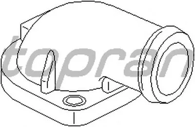 Фланец охлаждающей жидкости TOPRAN купить
