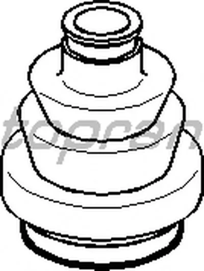 Пыльник, приводной вал TOPRAN купить