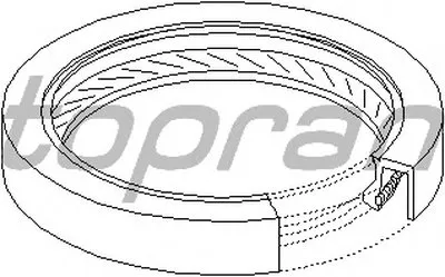 Уплотняющее кольцо, коленчатый вал TOPRAN купить