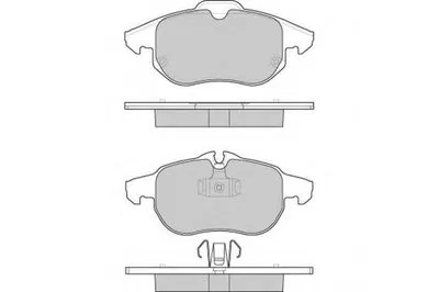 Комплект тормозных колодок, дисковый тормоз E.T.F. купить