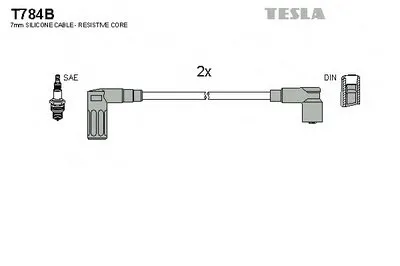 Комплект проводов зажигания TESLA купить