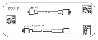 Комплект проводов зажигания JANMOR купить