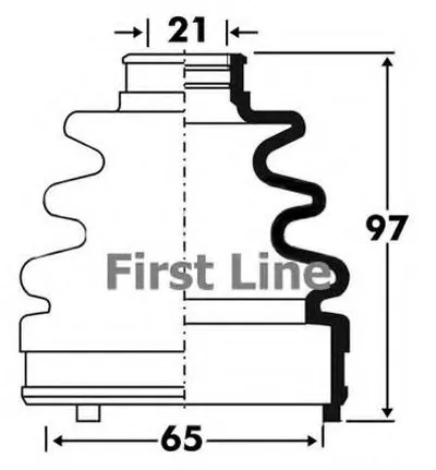 Пыльник, приводной вал FIRST LINE купить