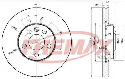 Тормозной диск Premium Carbon + FREMAX купить