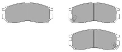 Комплект тормозных колодок, дисковый тормоз FREMAX купить