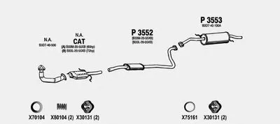 Система выпуска ОГ FENNO купить