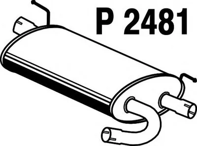 Глушитель выхлопных газов конечный FENNO купить