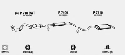 Система выпуска ОГ FENNO купить