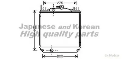 Радиатор, охлаждение двигателя ASHUKI купить