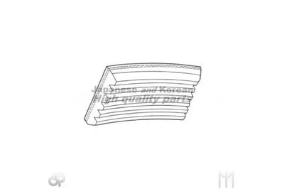 V-Ribbed Belts ASHUKI купить