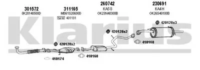 Система выпуска ОГ KLARIUS купить