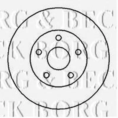 Тормозной диск BORG & BECK купить