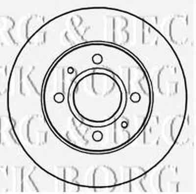 Тормозной диск BORG & BECK купить