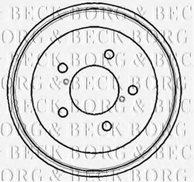 Тормозной барабан BORG & BECK купить