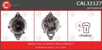 Генератор GENUINE SERIES CASCO купить