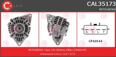 Генератор BRAND NEW SERIES CASCO купить