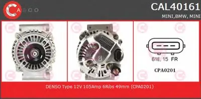 Генератор BRAND NEW SERIES CASCO купить