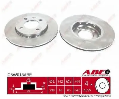 Тормозной диск ABE купить