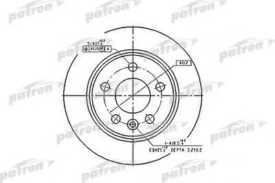 Тормозной диск PATRON купить