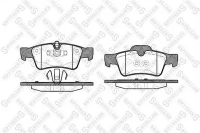 Комплект тормозных колодок, дисковый тормоз STELLOX купить