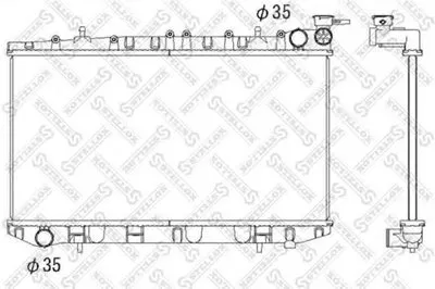 Радиатор, охлаждение двигателя STELLOX купить