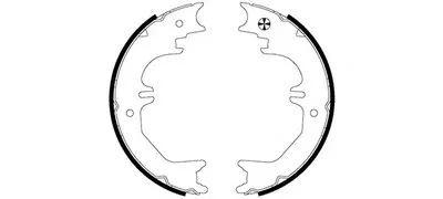 Комплект тормозных колодок, стояночная тормозная система HELLA PAGID купить