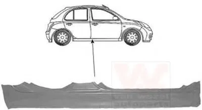 Накладка порога VAN WEZEL купить