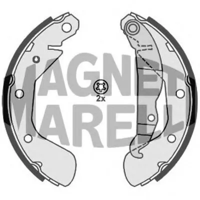 Тормозные колодки MAGNETI MARELLI купить