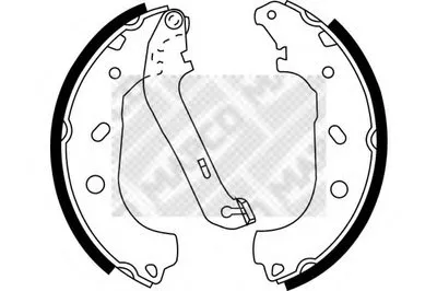 Комплект тормозных колодок MAPCO купить