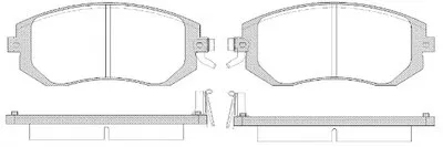 Комплект тормозных колодок, дисковый тормоз REMSA купить
