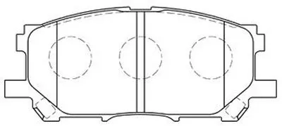 Комплект тормозных колодок, дисковый тормоз Premium Advics AISIN купить