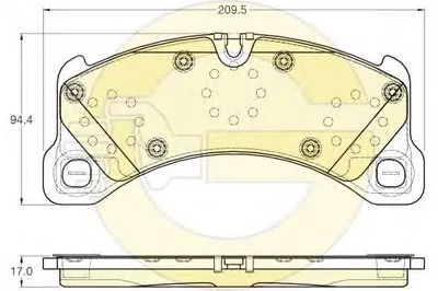 Комплект тормозных колодок, дисковый тормоз GIRLING купить