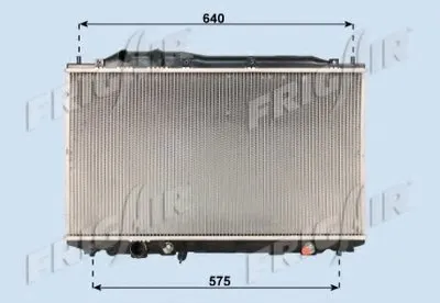 Радиатор, охлаждение двигателя FRIGAIR купить