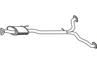 Средний глушитель выхлопных газов FENNO купить