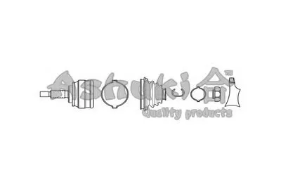 Шарнирный комплект, приводной вал ASHUKI купить